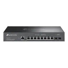 TP-Link Omada V1 - Commutateur - C2+ - Géré - 8 x 2.5GBase-T + 2 x Ethernet 10 Go SFP+ - de bureau, Mont... (SG3210X-M2)_1